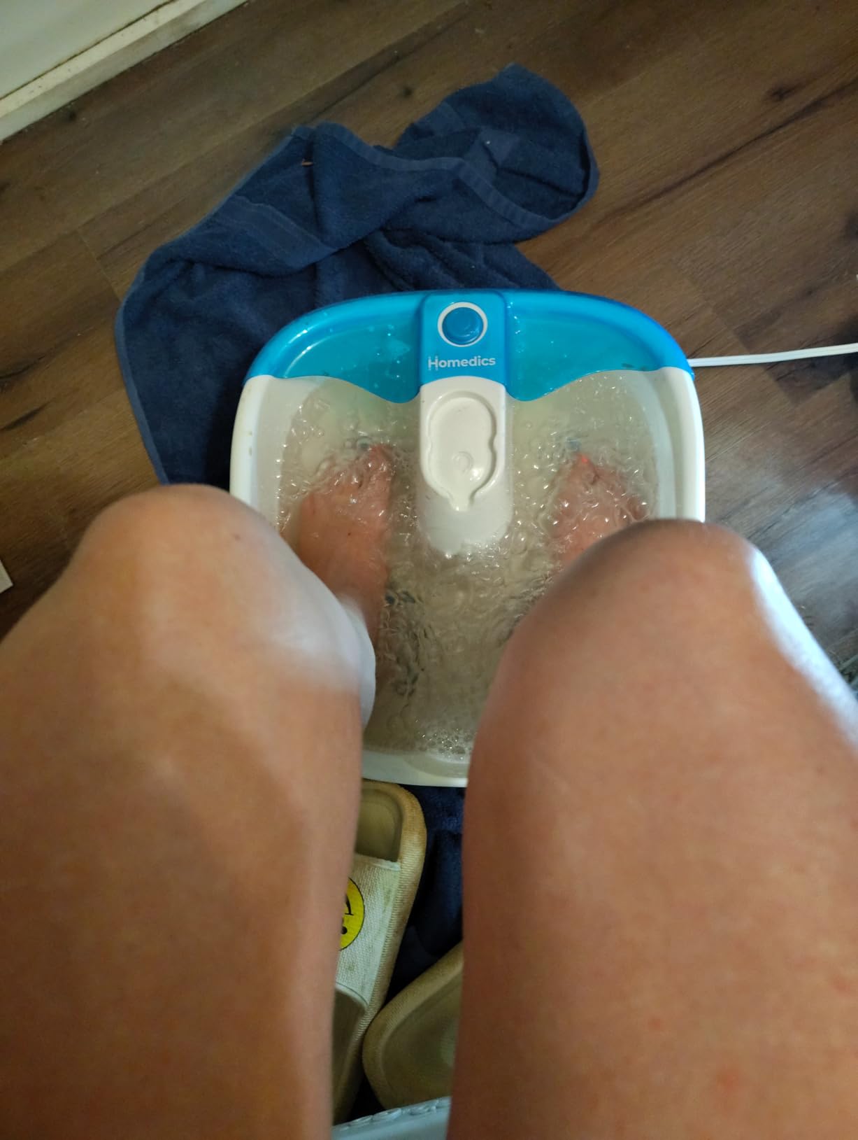 Homedics Bubble Mate Foot Spa, Toe Touch Controlled Foot Bath | with Invigorating Bubbles and Splash Proof, Raised Massage Nodes and Removable Pumice Stone customer photo 2