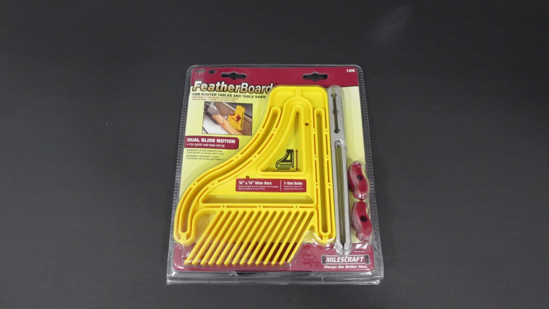 Milescraft 1406 FeatherBoard for Router Tables, Table Saws and Fences Medium customer photo 2