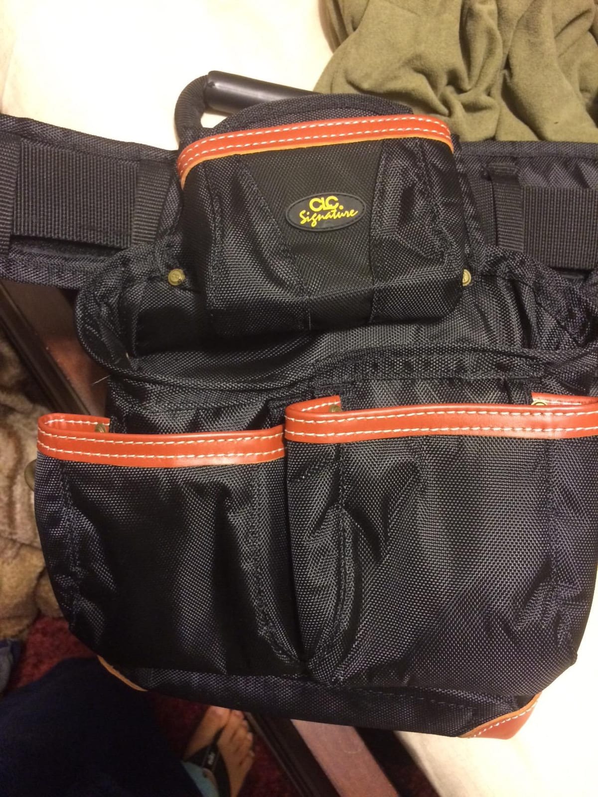 CLC Custom LeatherCraft 51452 4 Piece Top Of The Line Pro Framer's Tool Belt, Black,brown, 29