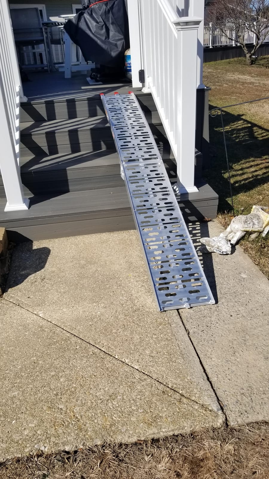 Black Widow Aluminum Folding ATV Loading Ramps, 1,500 lb, 7 Ft 5 in, 2-Pack customer photo 1