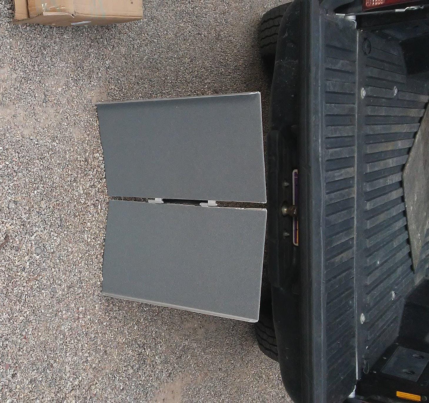 Black Widow Aluminum Folding ATV Loading Ramps, 1,500 lb, 7 Ft 5 in, 2-Pack customer photo 2