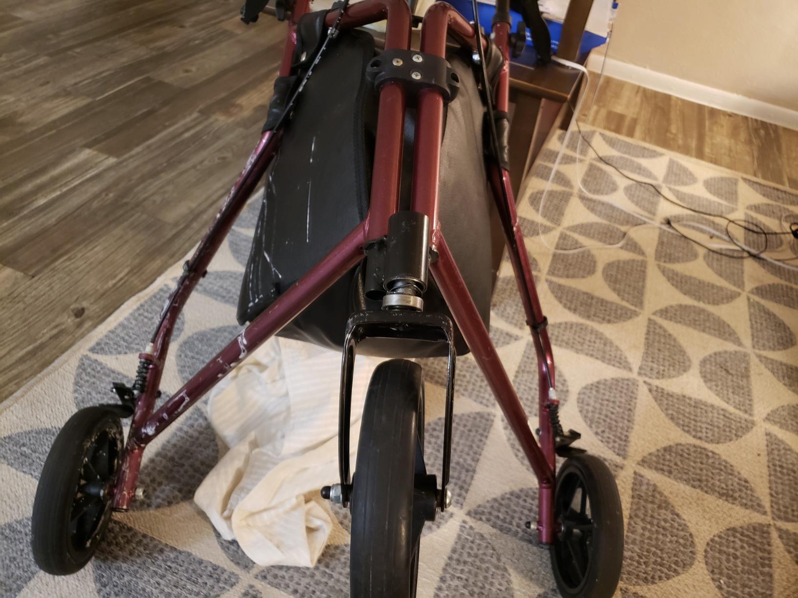 Lumex 3 Wheel Cruiser - Lightweight & Narrow Three Wheel Walkers for Seniors & Tight Spaces customer photo 1