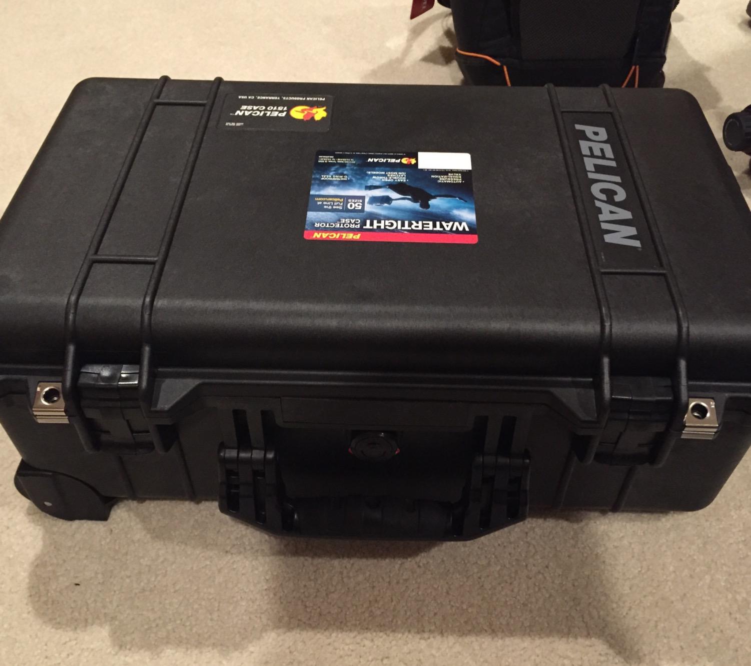 Pelican 1510 Case with Padded Dividers (Black) - Multi-purpose hard shell case for camera, drone, equipment, gear customer photo 1