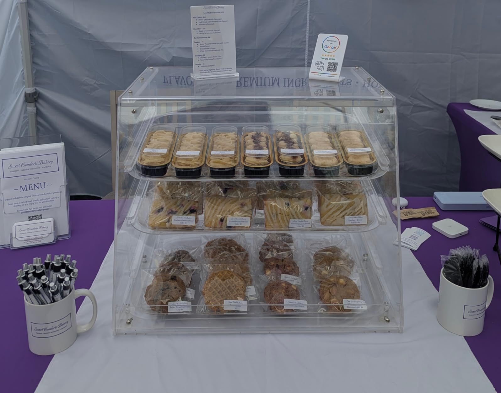 Winco 4 Tier Clear Commercial Display Case customer photo 1