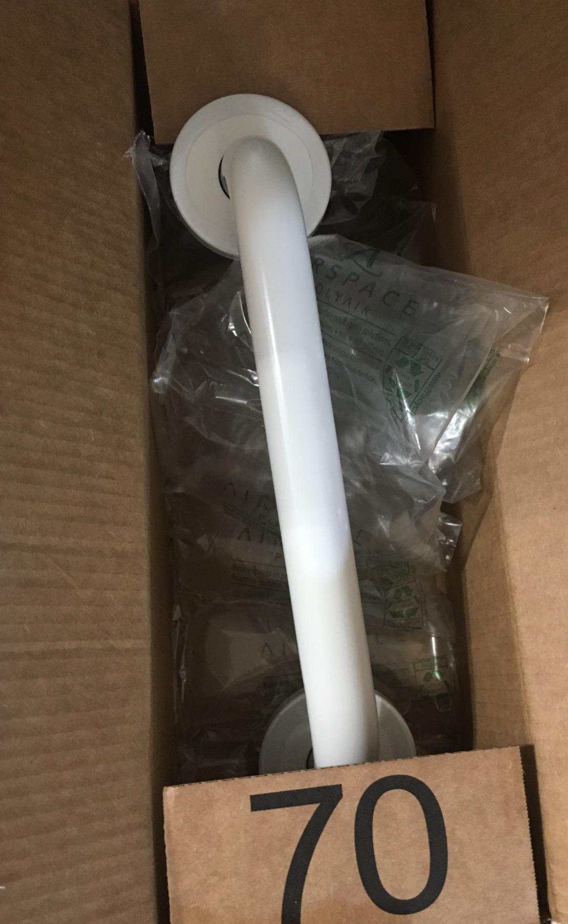 Moen Bathroom Safety 12-Inch Peened Textured Grip Stainless Steel Bathroom Grab Bar with Concealed Screws, Shower Handles for Elderly, R8712P customer photo 1