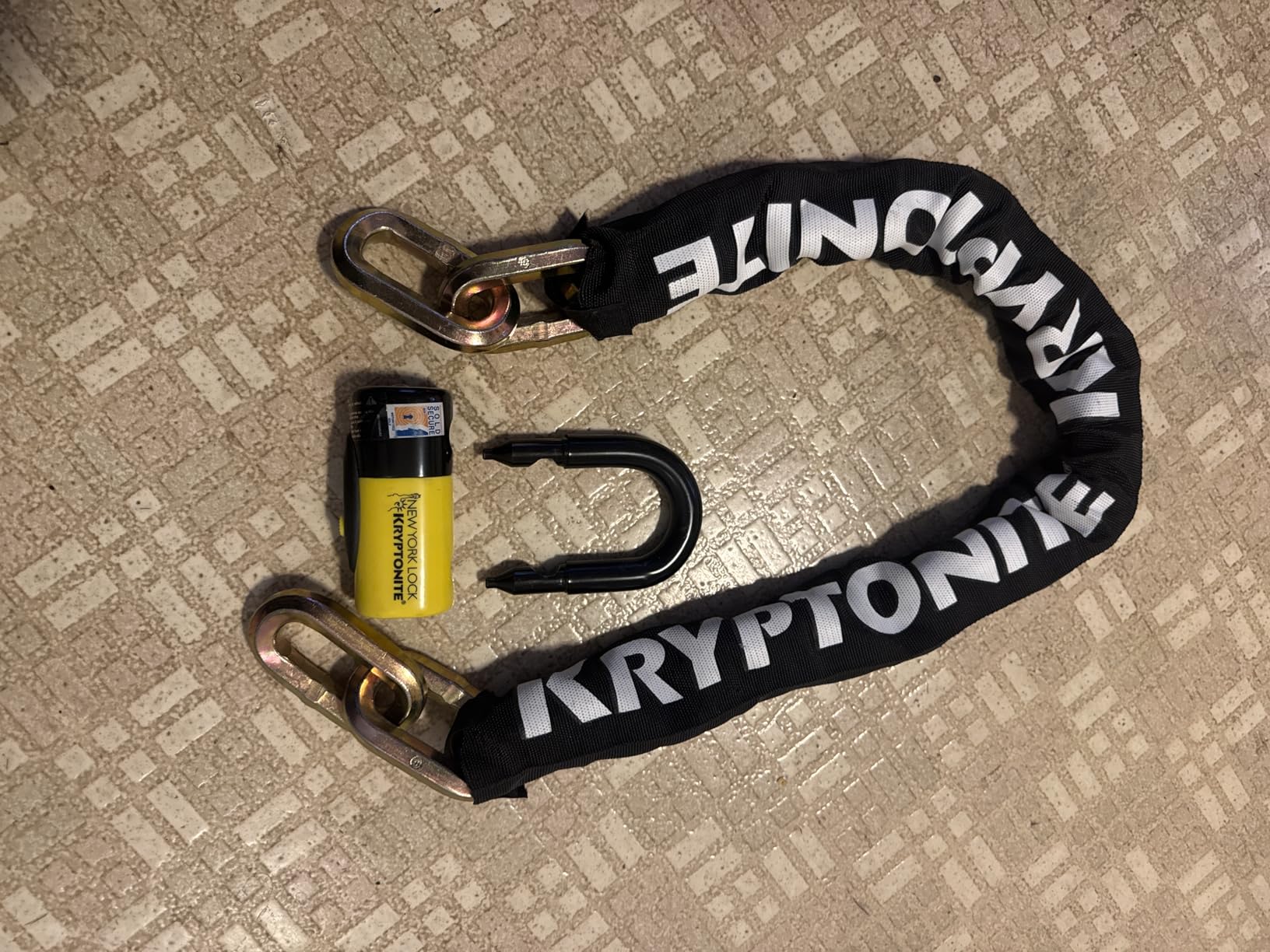 Kryptonite New York Fahgettaboudit 1410 Bike Lock Chain, 3.25 ft Heavy Duty customer photo 2