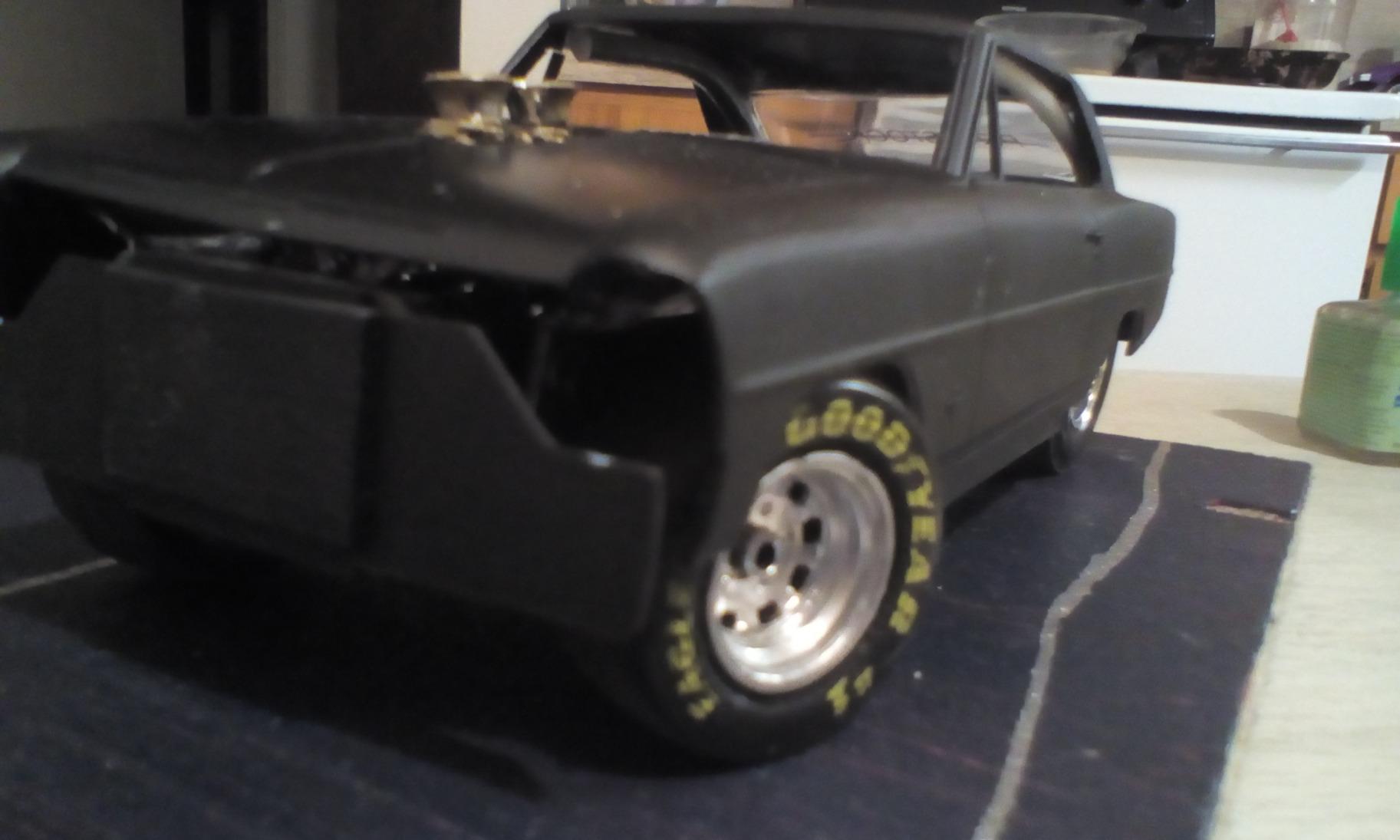 AMT636R Skill 2 Model Kit 1966 Chevrolet Nova Pro Street 1/25 Scale Model customer photo 1