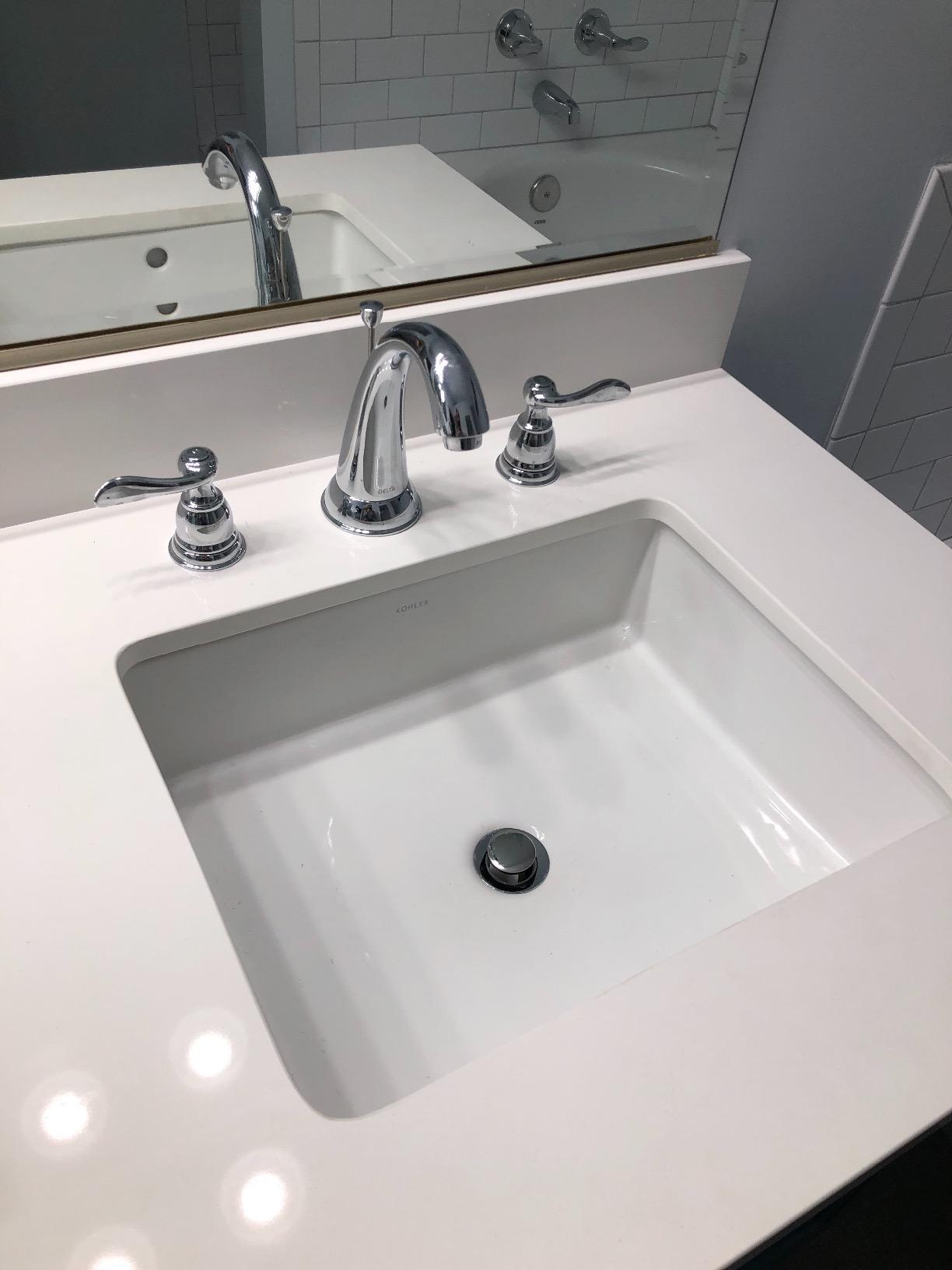 KOHLER 2882-0 Verticyl Rectangular Undermount Bathroom Sink, 19 3/4
