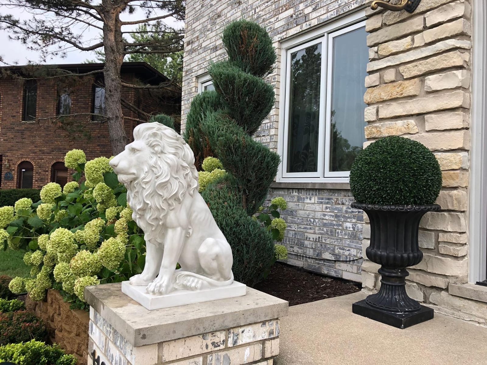Design Toscano Lion of Florence Sentinel Indoor/Outdoor Animal Statue, 28 Inch Tall, Cast Stone Resin, Antique Stone Finish customer photo 2