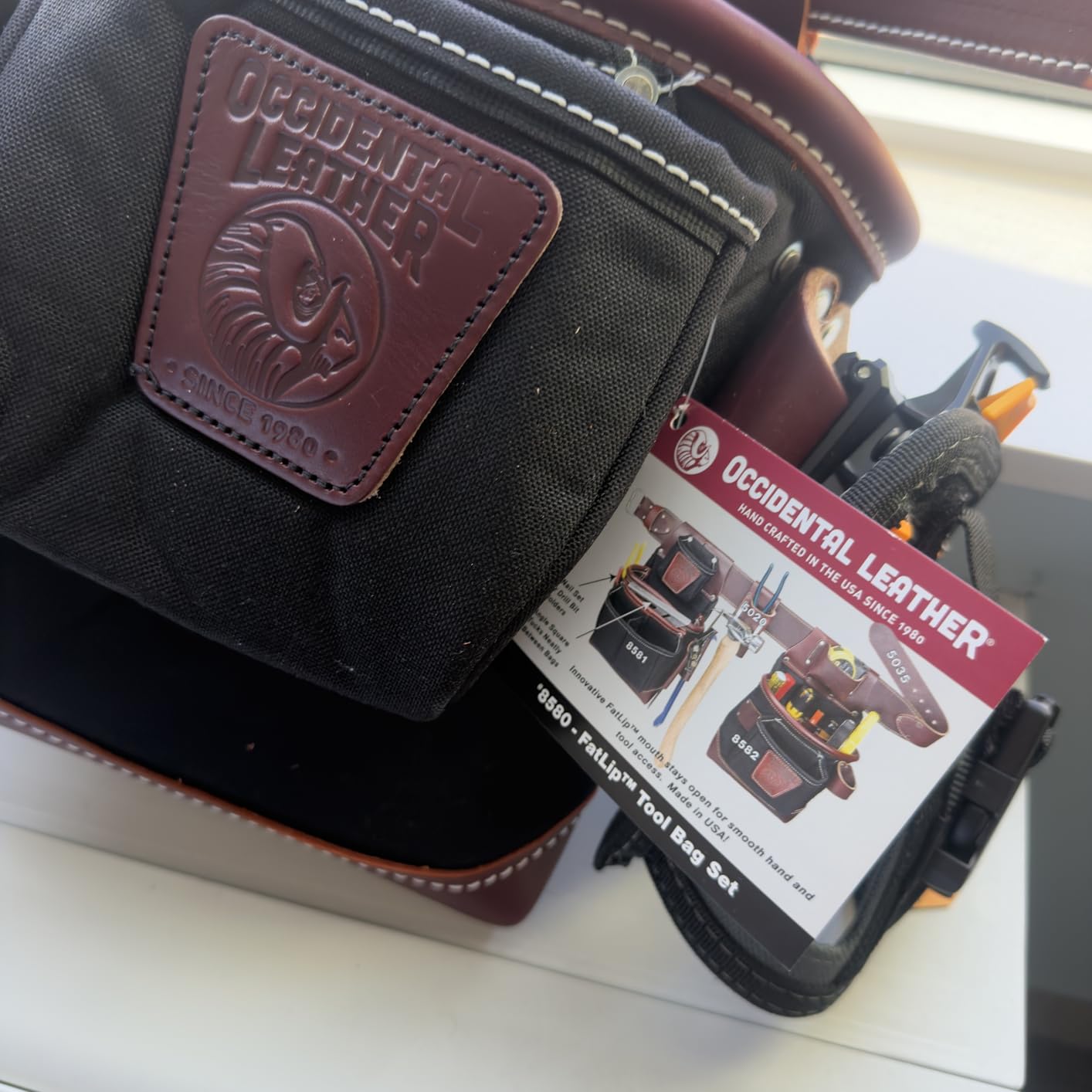 Occidental Leather FatLip Tool Bag Set - Medium - 25 Pockets & Tool Holders - Made in USA customer photo 1