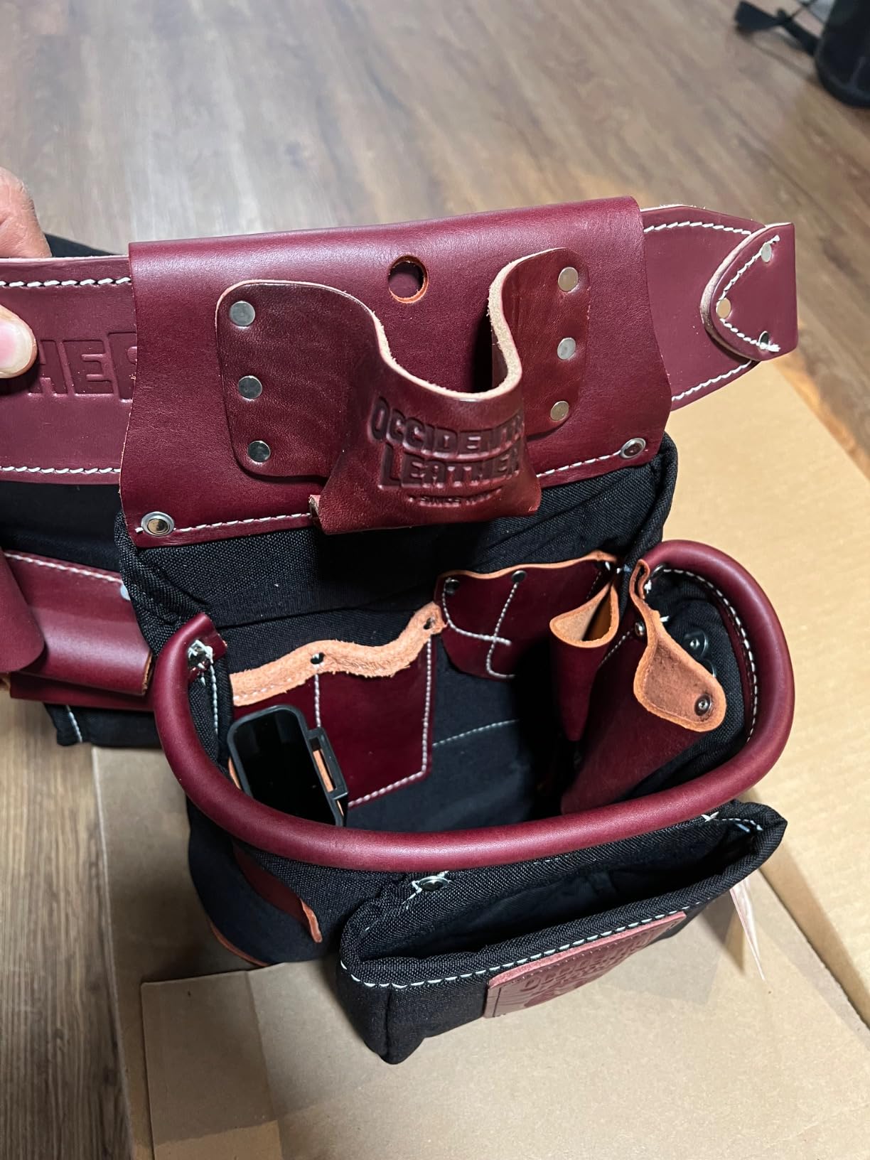 Occidental Leather FatLip Tool Bag Set - Medium - 25 Pockets & Tool Holders - Made in USA customer photo 2