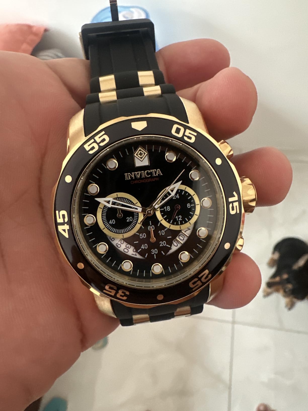 Invicta Men's Pro Diver Stainless Steel Quartz Watch customer photo 2