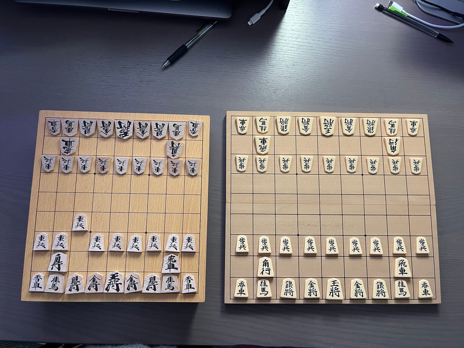 Yellow Mountain Imports Shogi Japanese Chess Game Set - Wooden Board with Drawers and Traditional Koma Playing Pieces customer photo 1