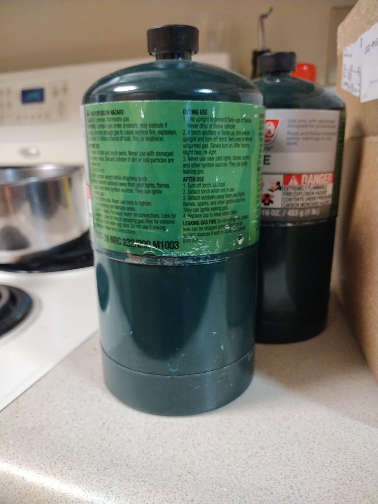 Coleman 2 Pack Propane Fuel Tank - 16 oz, Green, Steel customer photo 1