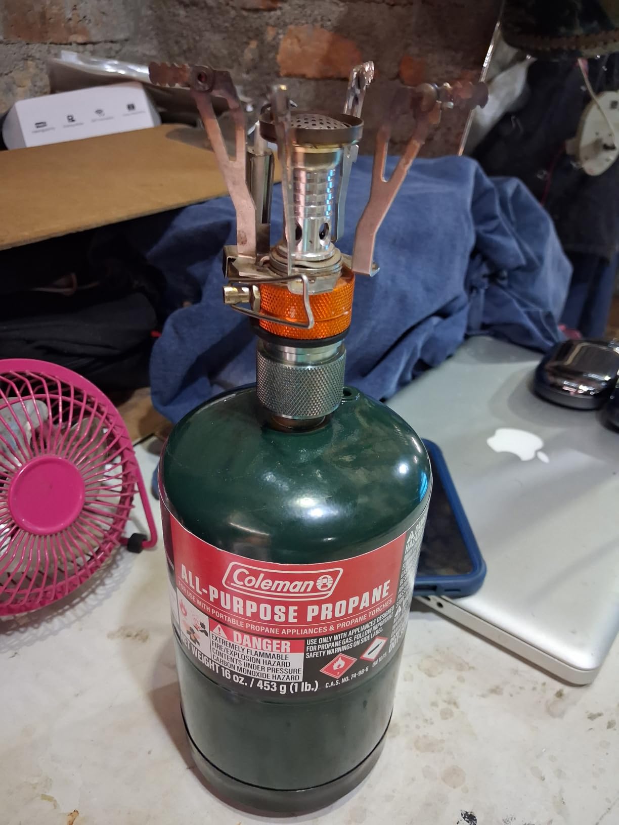Coleman 2 Pack Propane Fuel Tank - 16 oz, Green, Steel customer photo 2