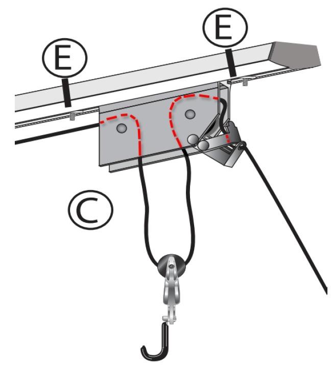 RAD Cycle Products Rail Mount Bike and Ladder Lift for Your Garage or Workshop Holds up to 75 Pounds No Mounting Board Needed customer photo 2