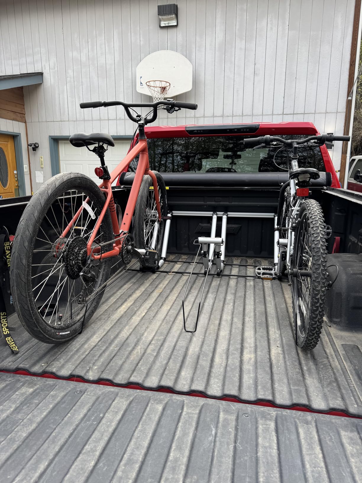 3 Bike Rack for Truck Bed - 3 Standard All-Aluminum Tire Bike Rack for Full Size Trucks - Effortless Wheel Mount, Skip Front Tire Removal, Drill-Free Installation - Gift Set for Men customer photo 1