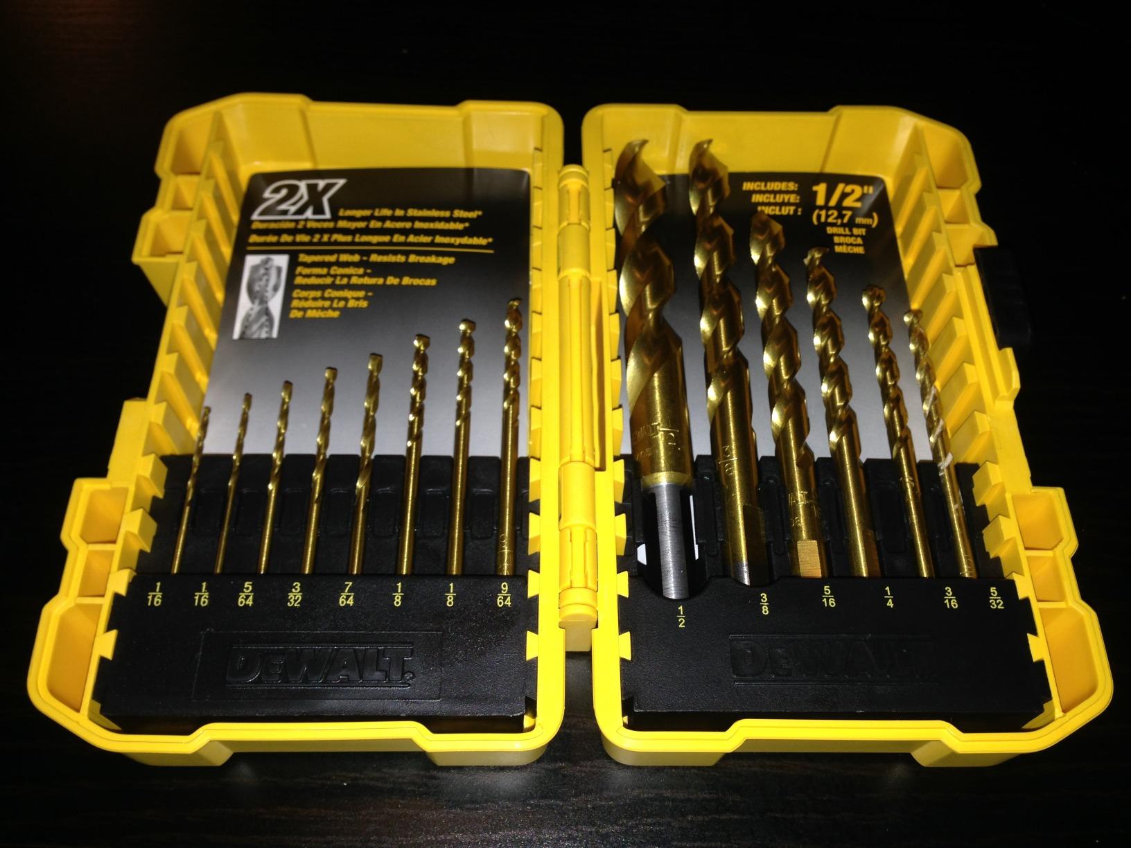 DEWALT Drill Bit Set, Titanium Nitride Coated, 14-Piece (DW1354) customer photo 1