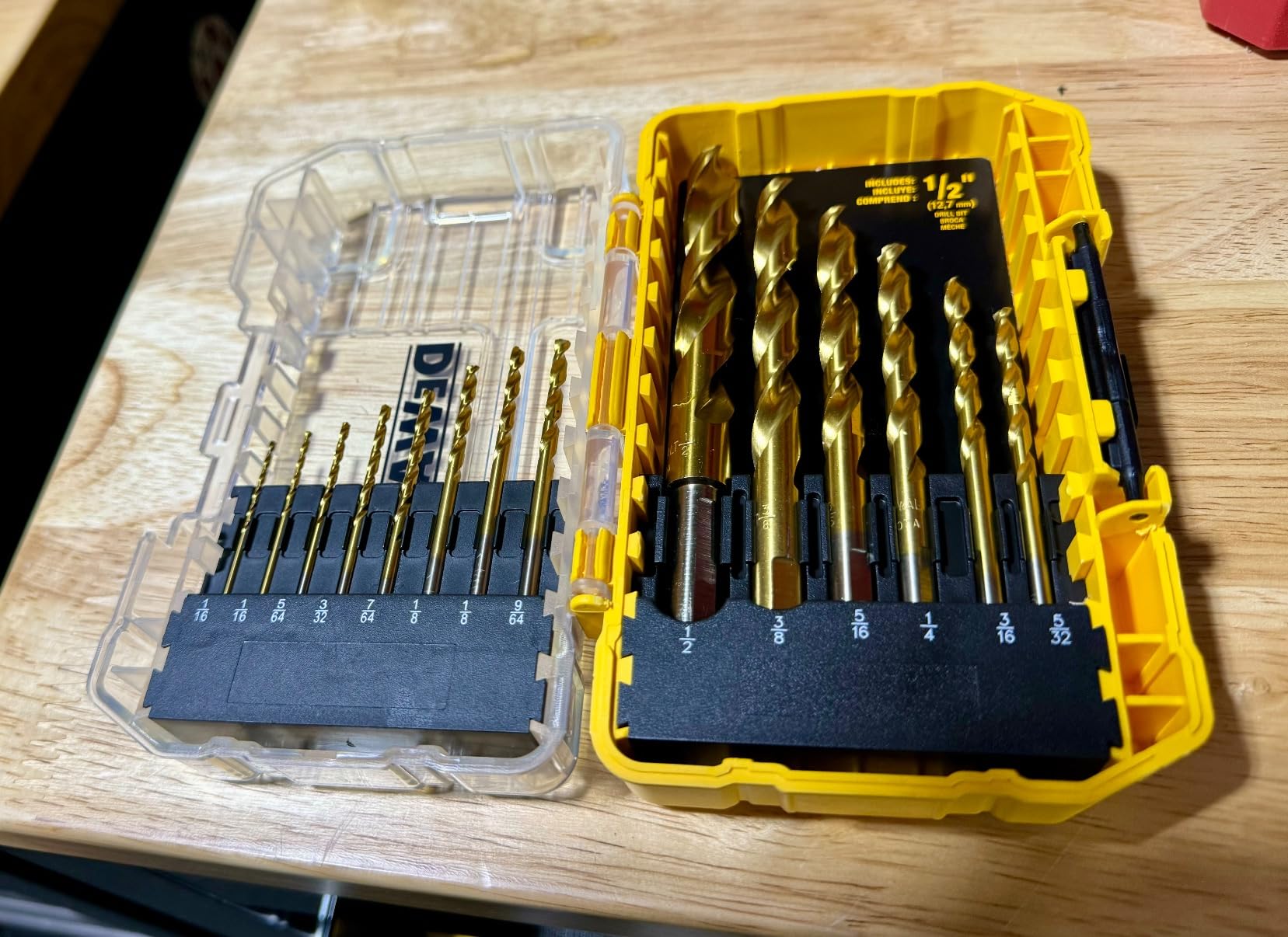 DEWALT Drill Bit Set, Titanium Nitride Coated, 14-Piece (DW1354) customer photo 2