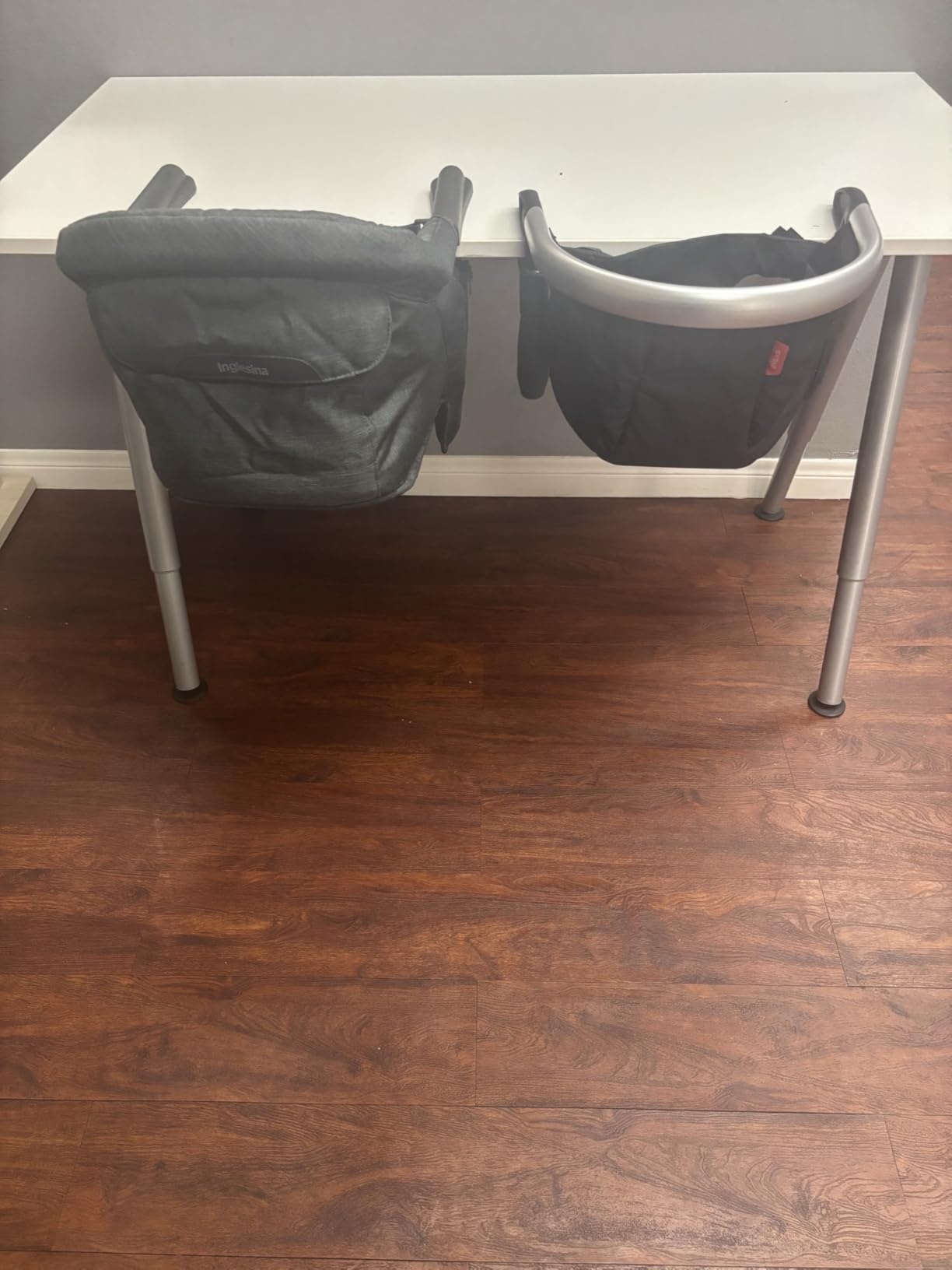 phil&teds lobster clip on portable high chair, black customer photo 1