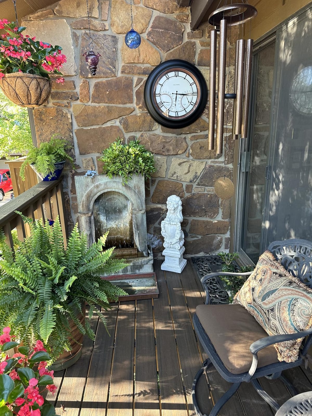 Corinthian Bells 50 Inch Copper Vein Extra Large Wind Chimes for Outside Deep Tone, Memorial Wind Chime, Made in USA customer photo 1