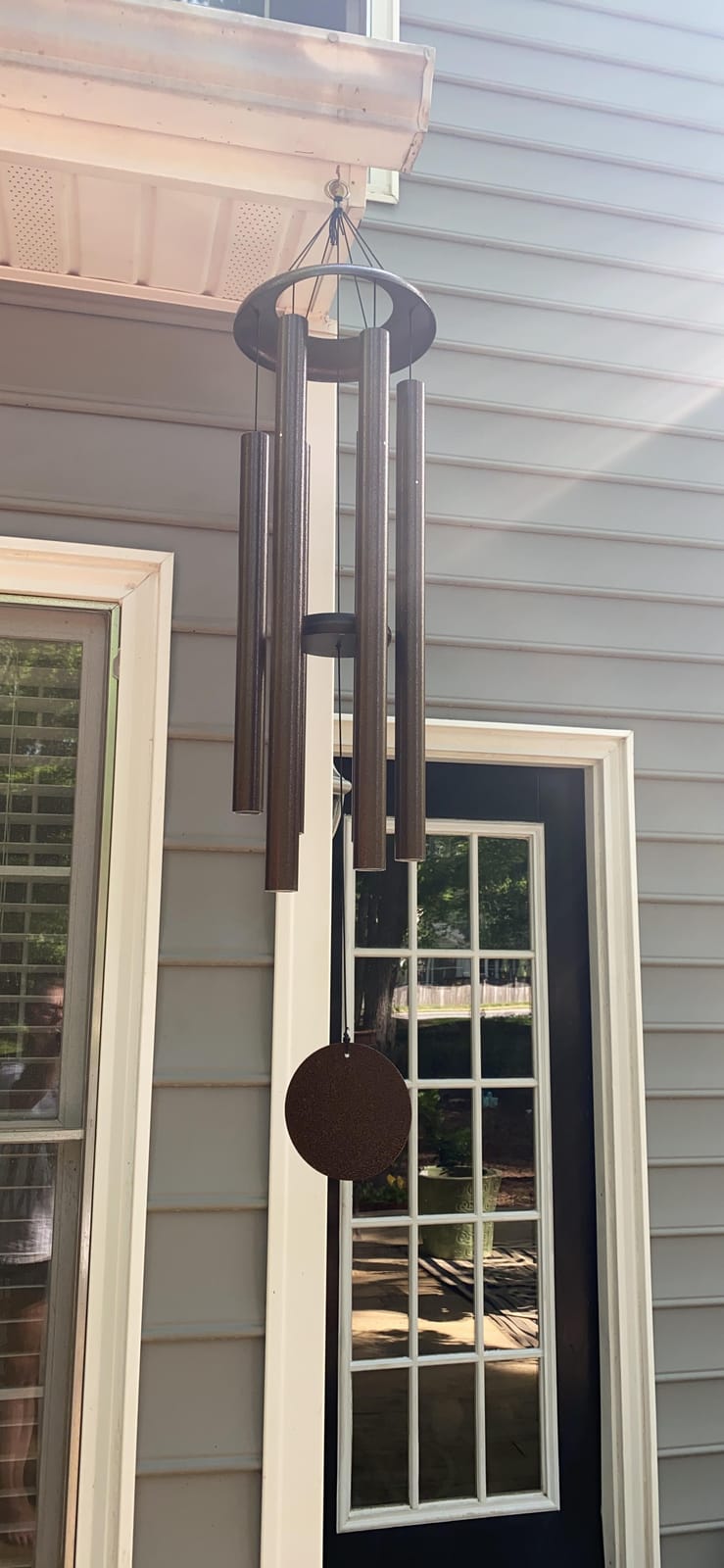 Corinthian Bells 50 Inch Copper Vein Extra Large Wind Chimes for Outside Deep Tone, Memorial Wind Chime, Made in USA customer photo 2