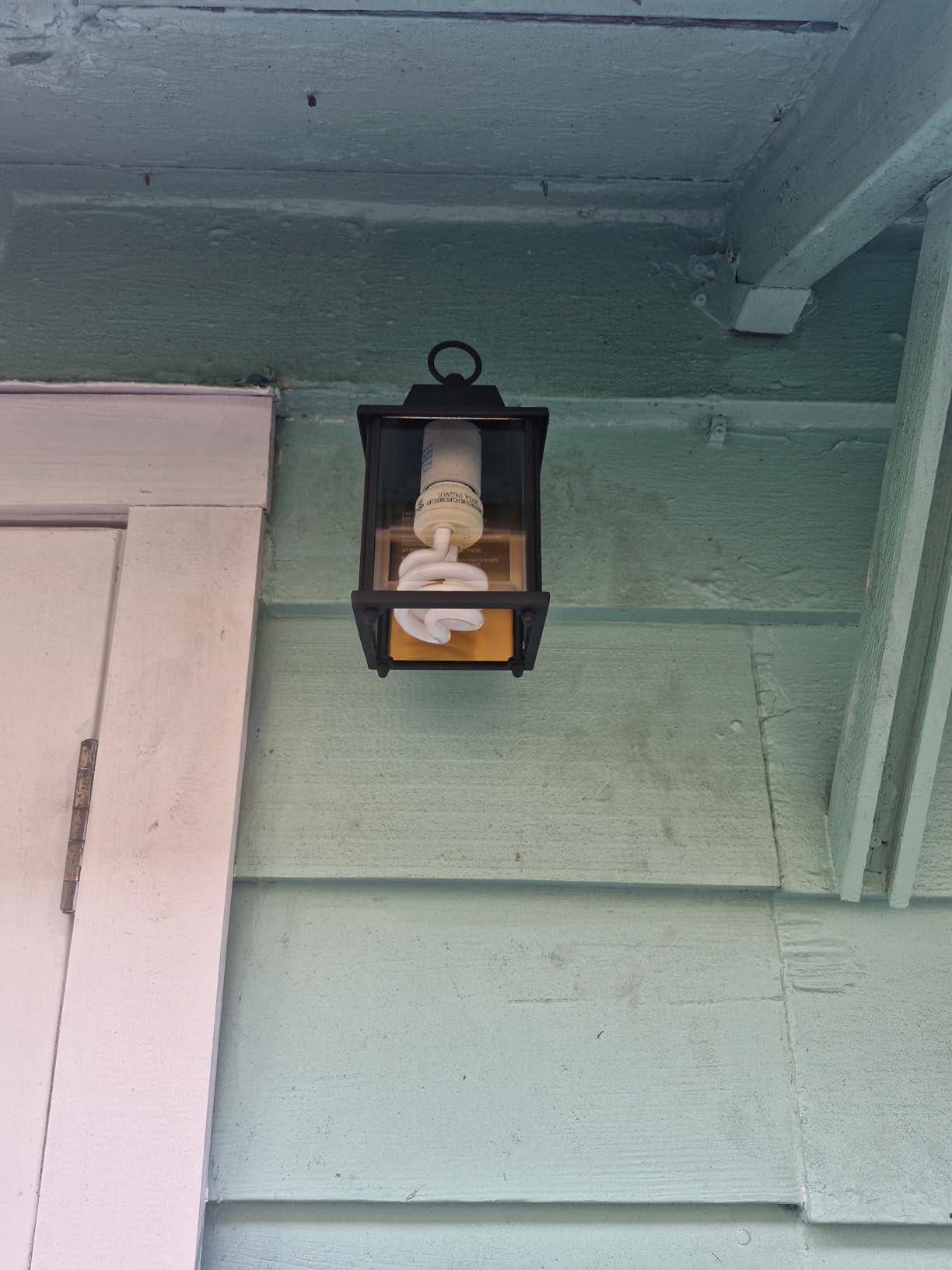 Designers Fountain 1161-RP Porch Outdoor Wall Lantern Sconce, 8in H, Rust Patina customer photo 1