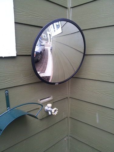 See All PLXO36 Circular Acrylic Heavy Duty Outdoor Convex Security Mirror, 36
