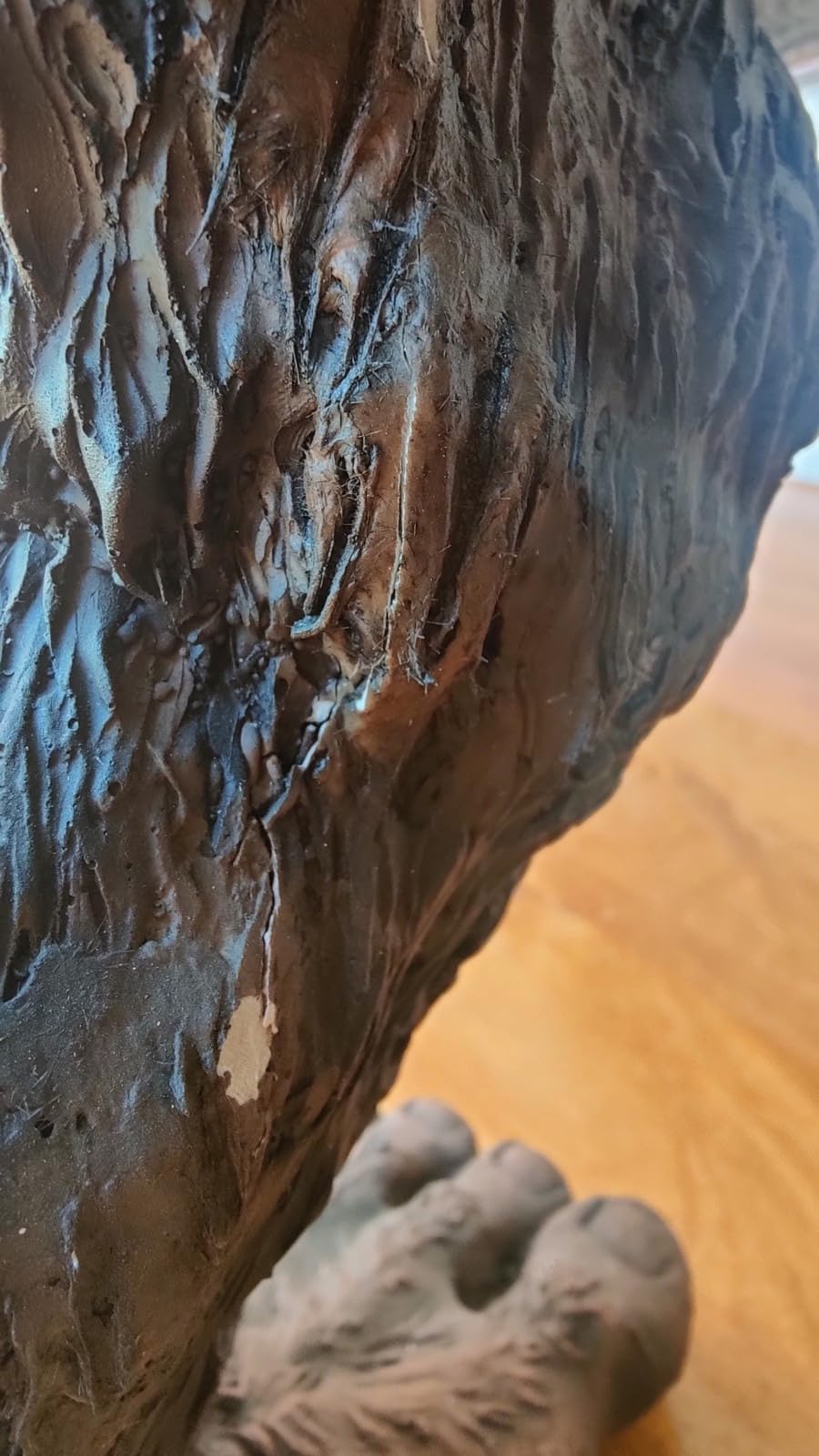 Design Toscano Yeti the Bigfoot Indoor/Outdoor Garden Statue, Medium 21 Inch Tall, Cast Stone Resin, Brown Finish customer photo 1