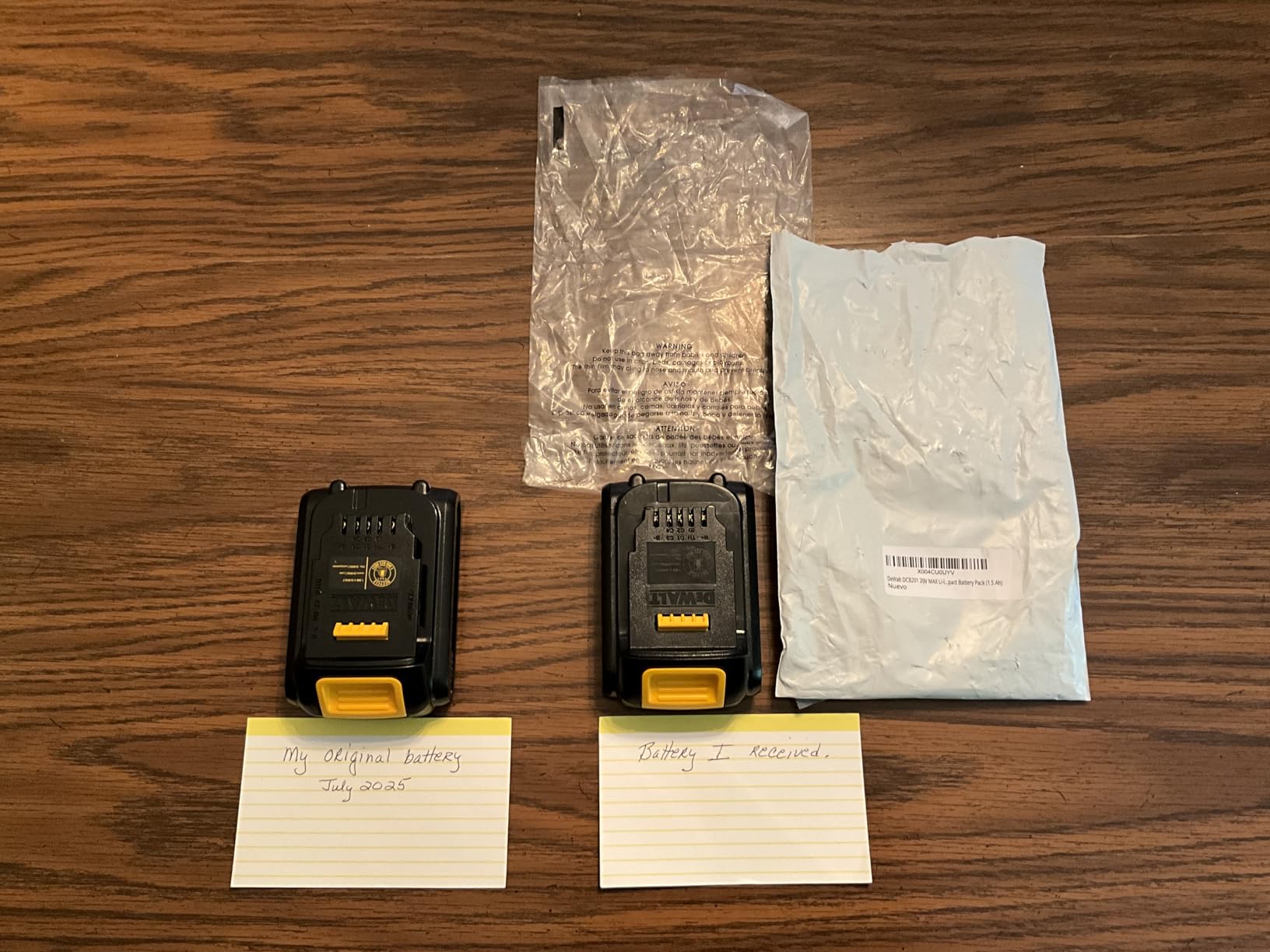 DEWALT 20V MAX Battery, Compact 1.5Ah (DCB201) customer photo 2