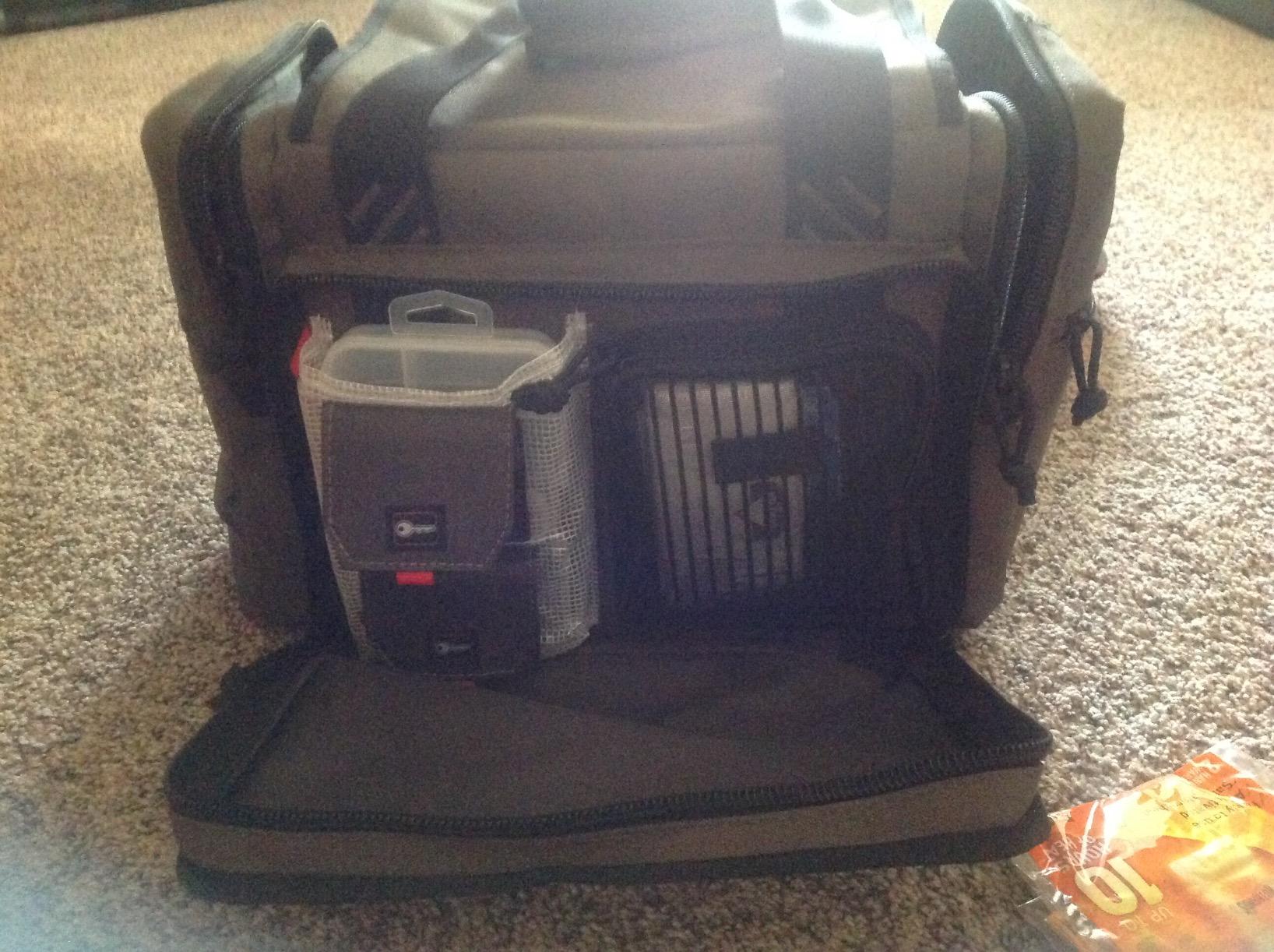 G.P.S. Sporting Clays Range Bag, Secure Ammo & Shooting Accessories Storage, Durable Waterproof Tactical Gear,Olive customer photo 1