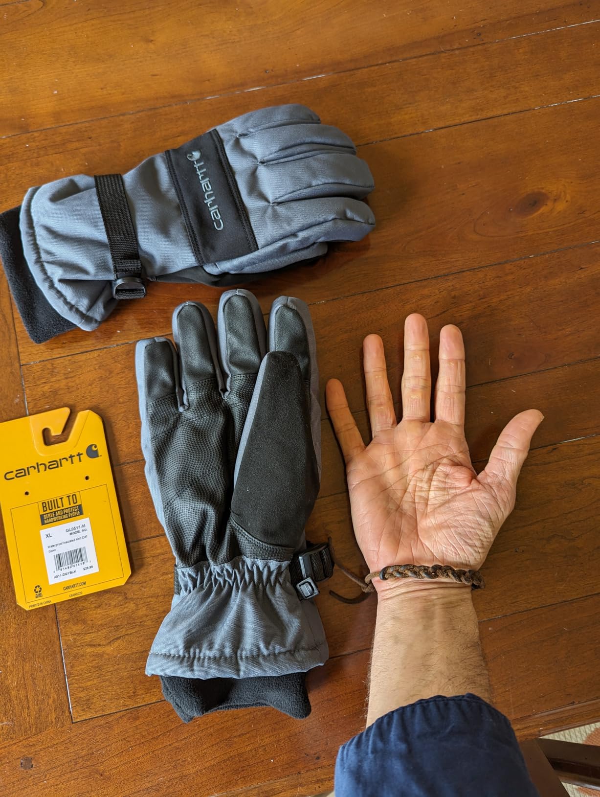 Carhartt Men's Waterproof Insulated Knit Cuff Glove customer photo 1