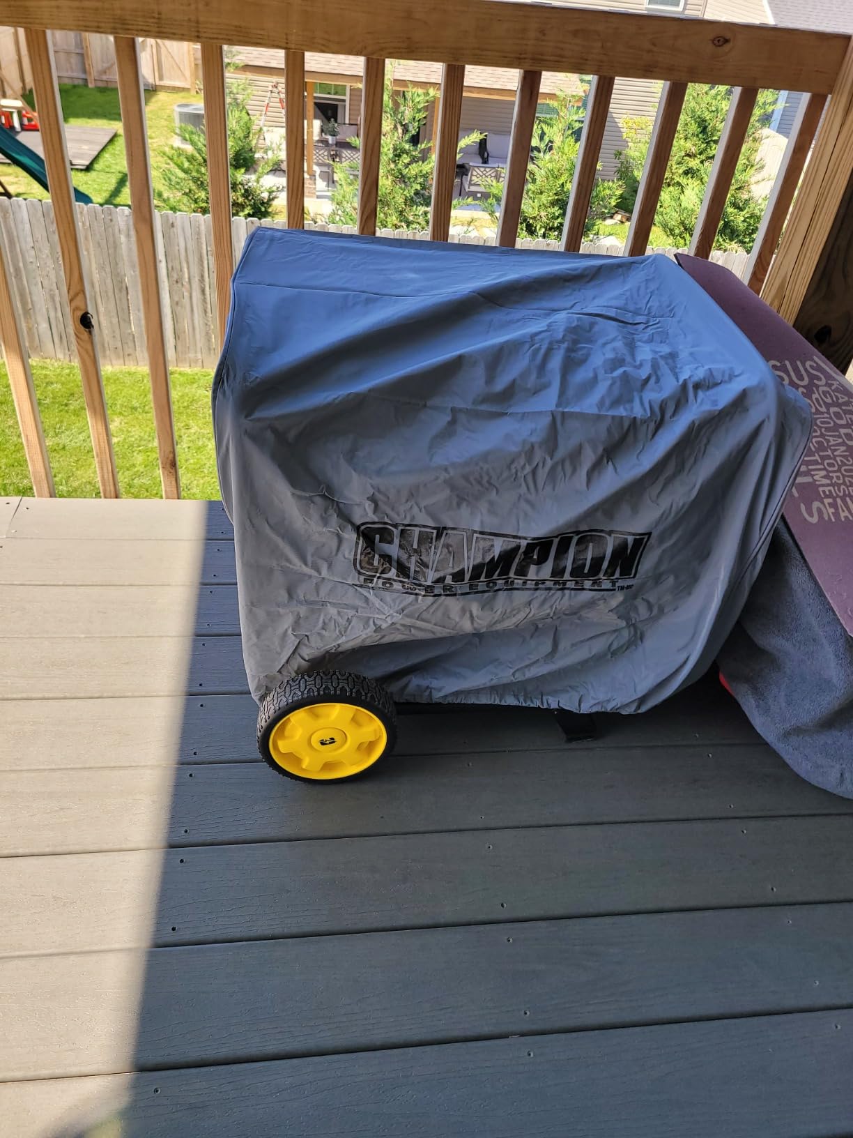 Champion Power Equipment Weather-Resistant Storage Cover for 4800-11,500-Watt Portable Generators customer photo 1