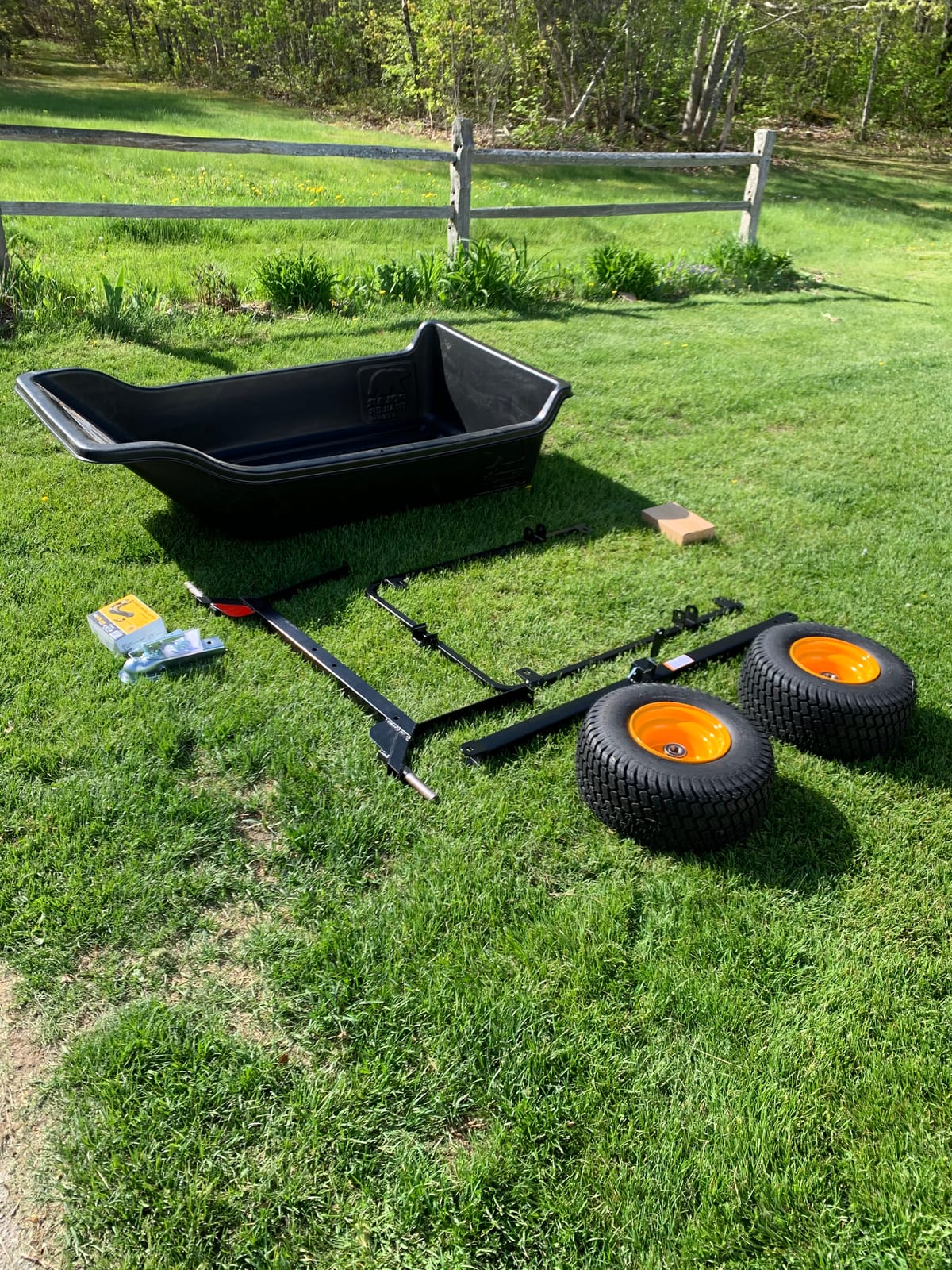 Polar HD 1500 Utility Trailer, 1500 lb Capacity Heavy-Duty Poly Hauler customer photo 2