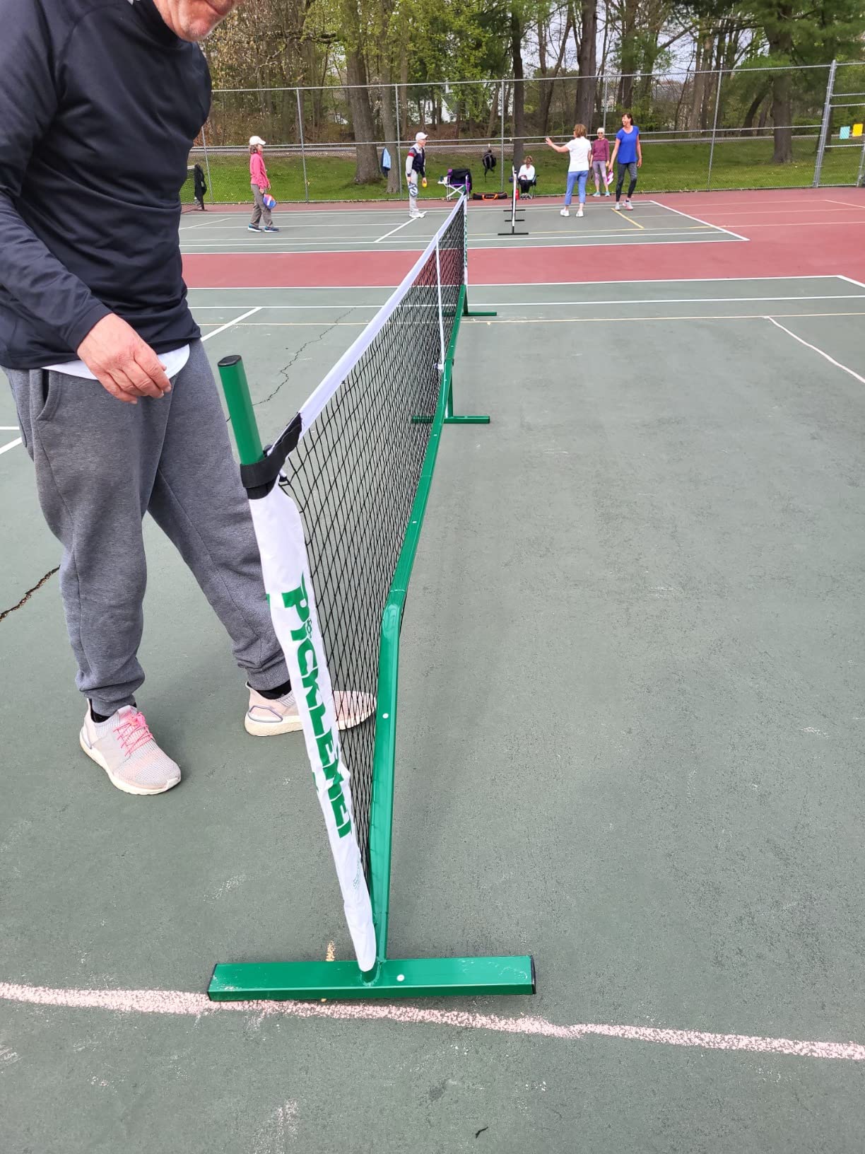 Picklenet - Portable Pickleball Net Official Size | Bag Included | Easy and Fast Assembly | Indoor & Outdoor Use | Heavy Duty Powder-Coated Steel | No-Twist Guarantee | Patented Design | 1 Yr Warranty customer photo 2