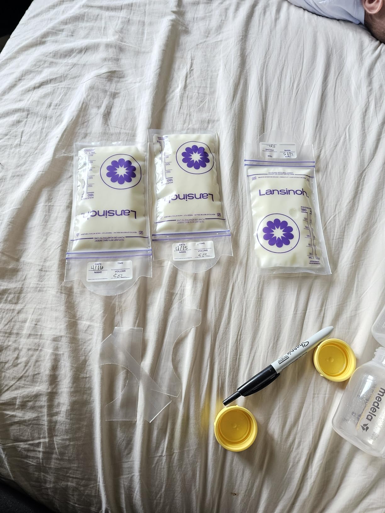 Lansinoh Breastmilk Storage Bags, 6 Ounce, 100 Count customer photo 2