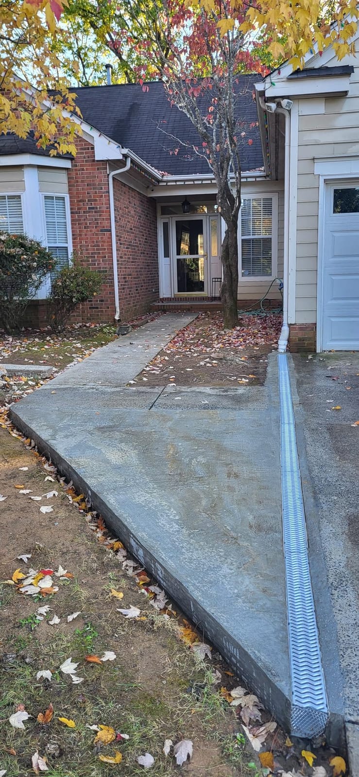 Trench & Driveway Channel Drain with Galvanized Steel Grate - 3 Pack customer photo 2