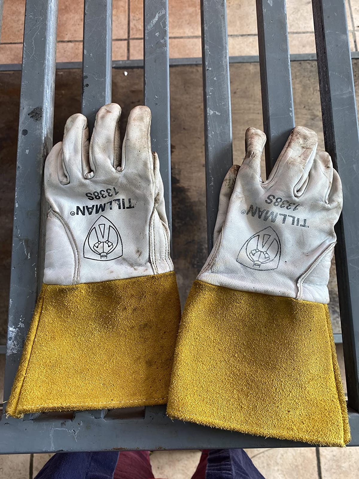 Tillman 1338 Top Grain Goatskin TIG Welding Gloves with 4