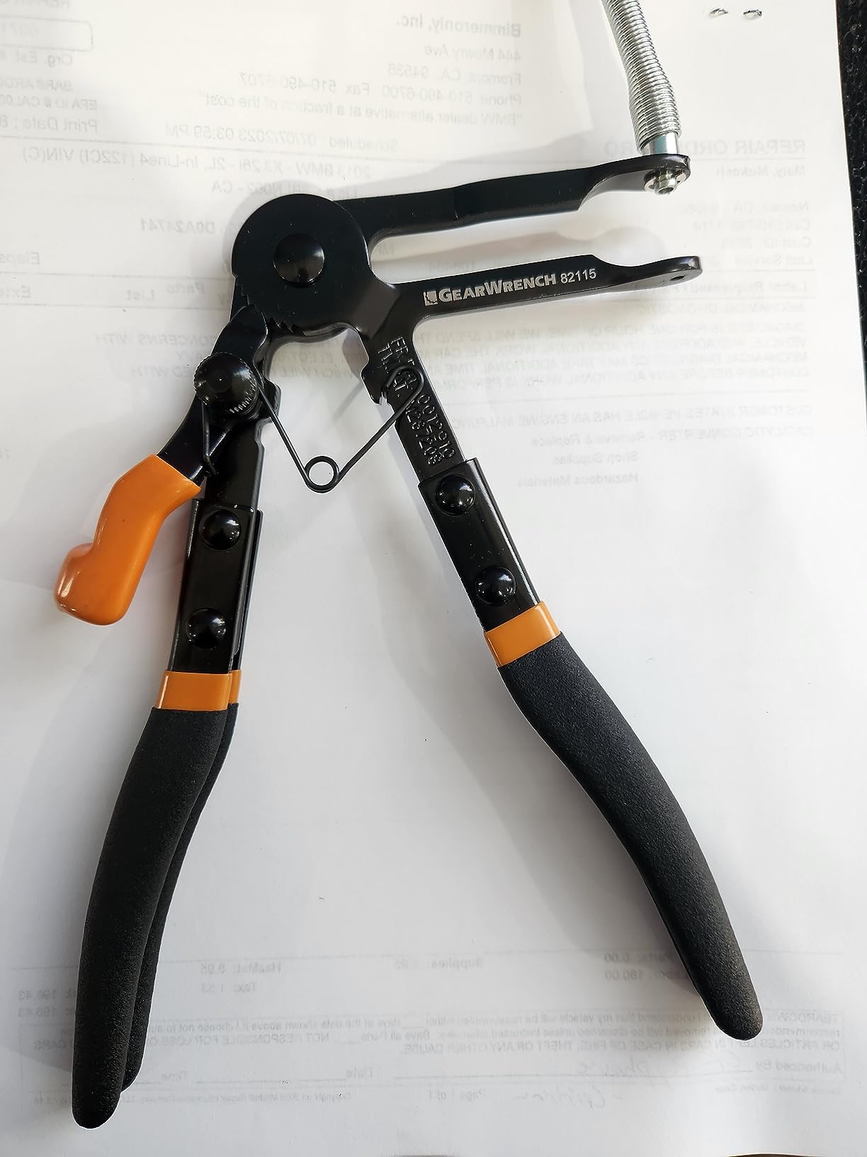 GEARWRENCH Cable Hose Clamp Pliers - 82115 customer photo 2