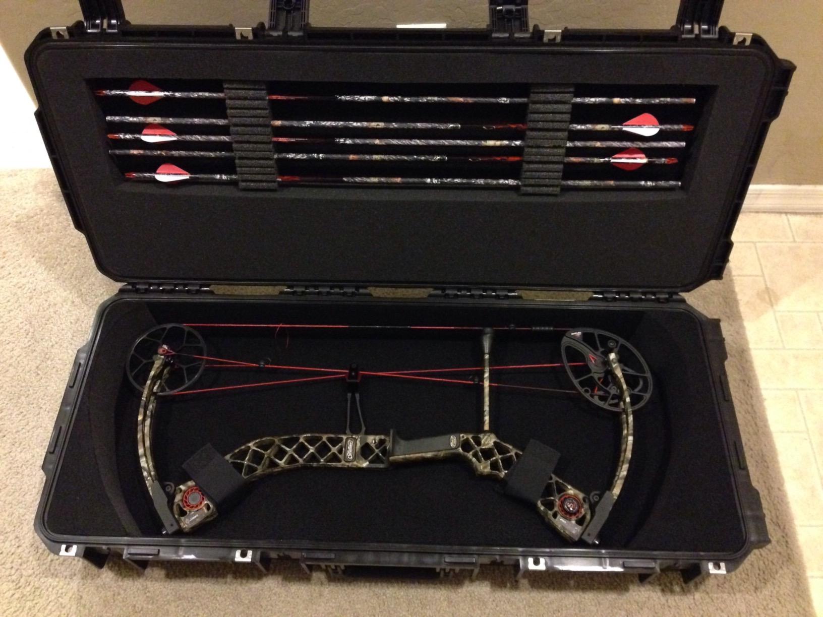 SKB iSeries Small Black Bow Case, Durable Archery Bow Storage, Waterproof, customer photo 2