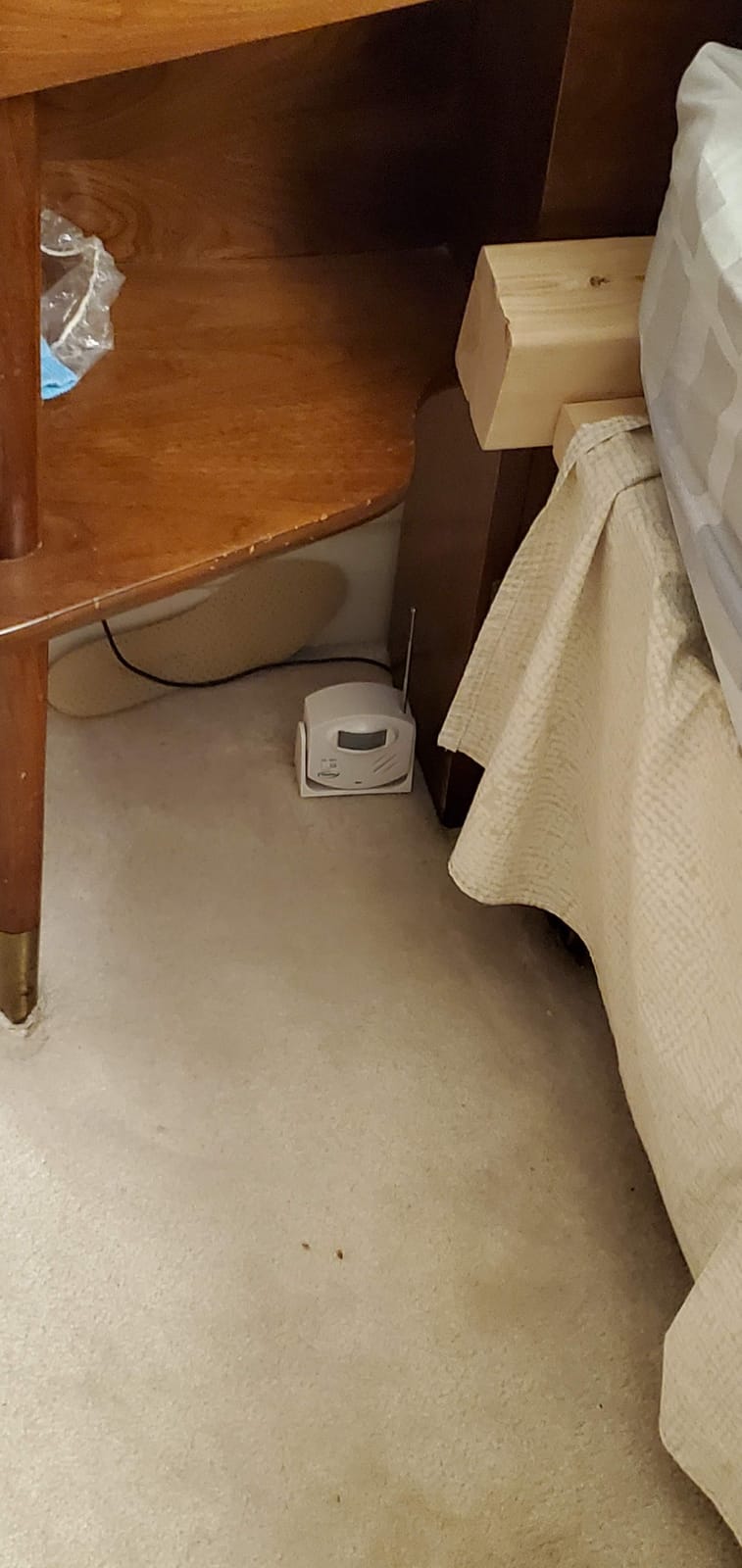 Smart Caregiver Wireless Motion Sensor Alarm System with Pager for Fall and Wandering Prevention | Mountable Motion Detector Alarm Alerts Medical Caregiver with Up to 300' Range | Bed or Door Movement customer photo 1