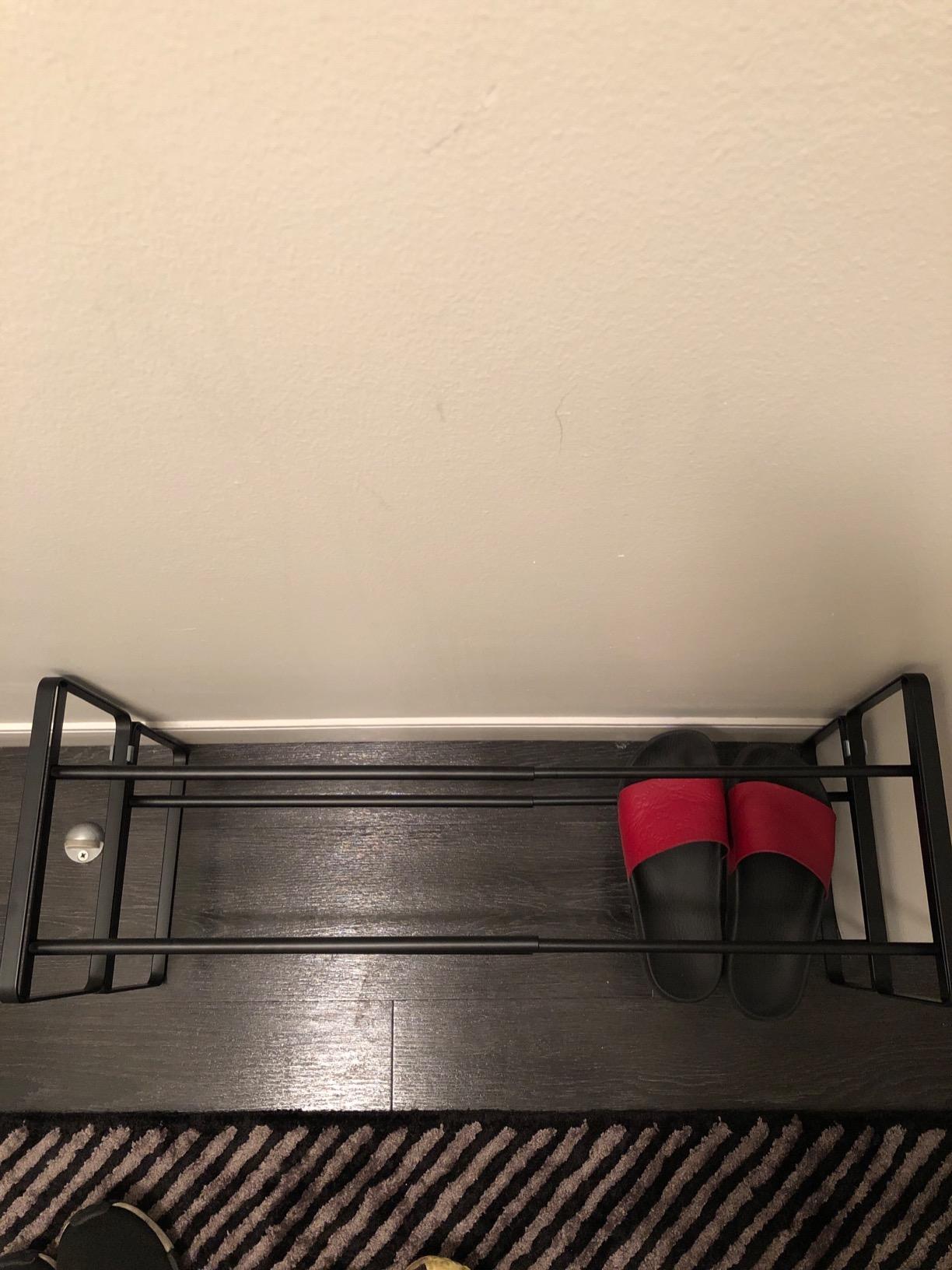 Yamazaki Home Frame Adjustable Shoe Rack - Spacesaving Storage Solution, 7