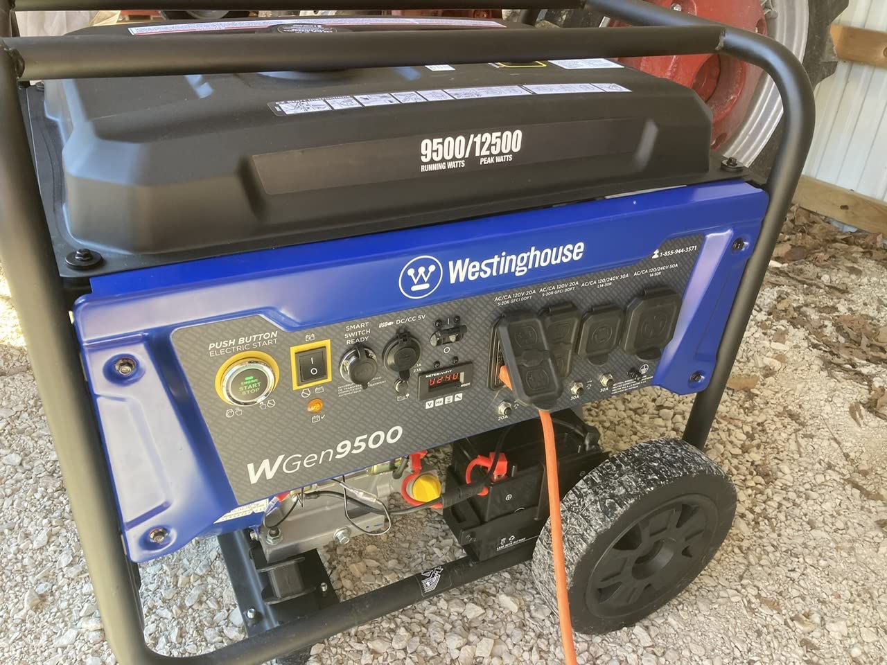 Westinghouse Outdoor Power Equipment WGen Generator Cover - Universal Fit For Portable Generators Up to 9500 Rated Watts customer photo 2