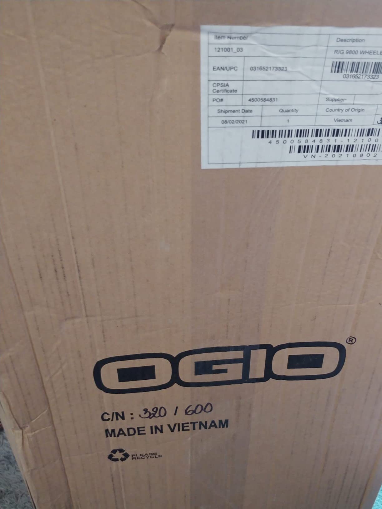 OGIO RIG 9800 Wheeled Suitcase (Stealth) customer photo 2