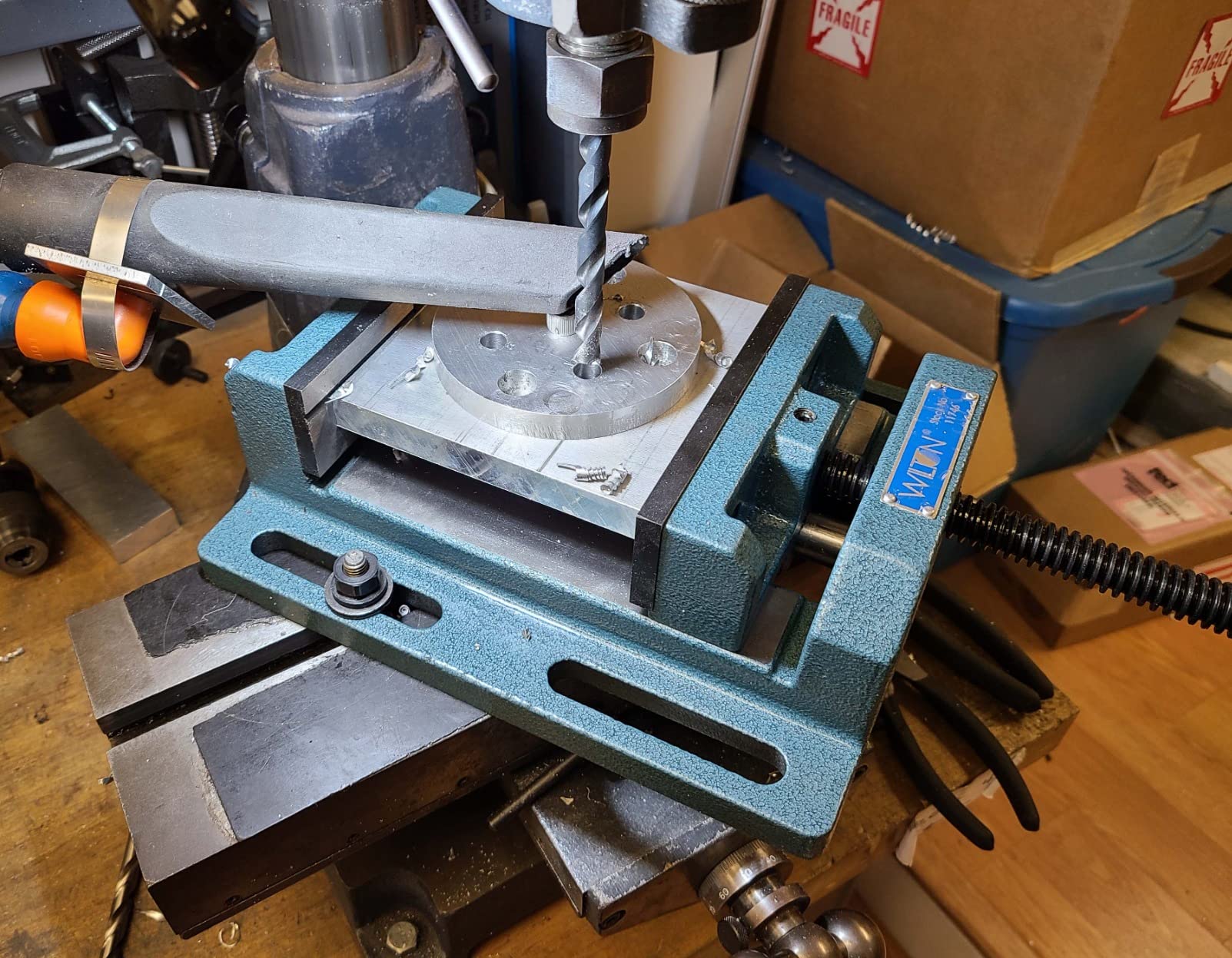 Wilton Low-Profile Drill Press Vise, 4