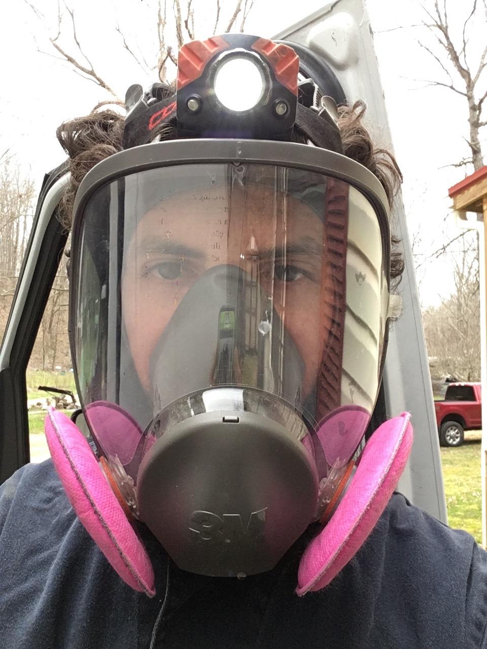 3M Respirator Kit, Full Face 6800, Reusable, Medium, Plus 4 Particulate Filters 2097, P100 for Mold Remediation, Dust, Lead, Asbestos customer photo 1