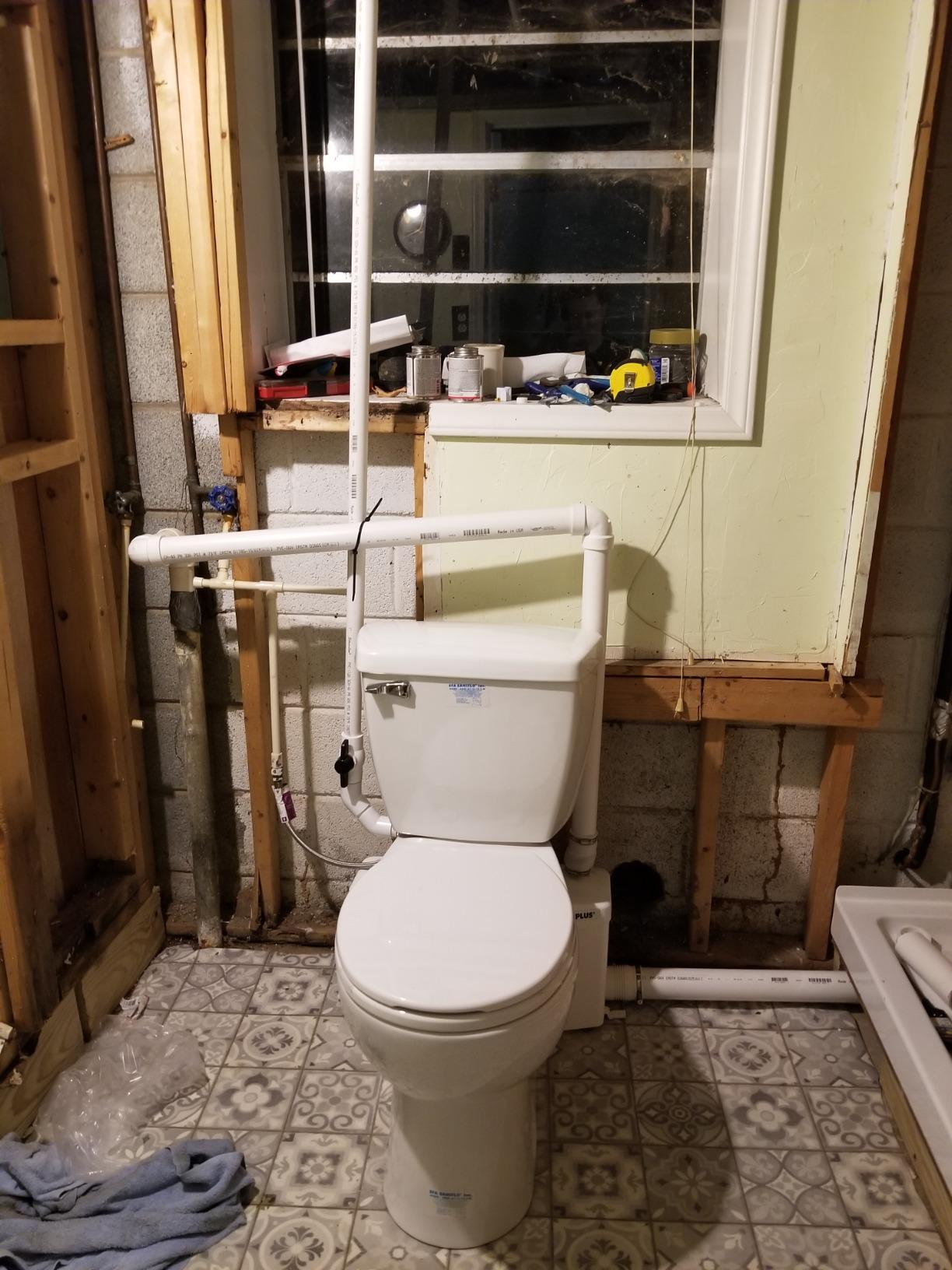 Saniflo SaniPLUS: Macerating Upflush Toilet Kit (with Standard Bowl) customer photo 1