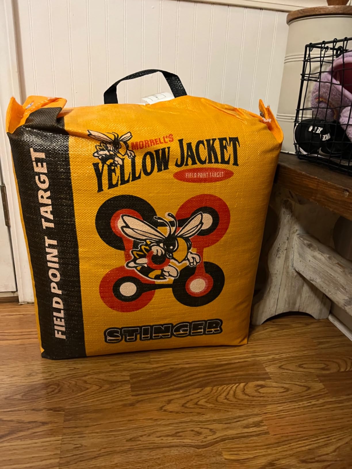 Morrell Yellow Jacket Stinger, Field Point Archery Target with 2 Shooting Sides & 10 Bullseyes - Portable Backyard Hunting Practice Bag with E-Z Tote Carrying Handle & Easy Arrow Removal customer photo 2