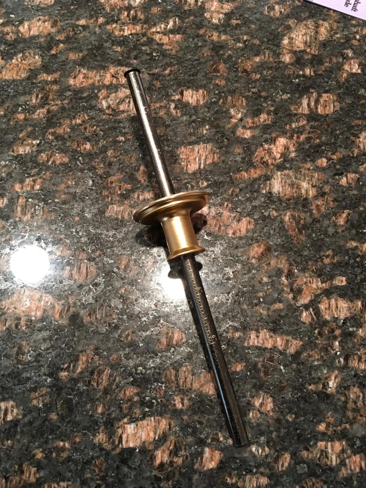 iGaging Wheel Marking Gauge with 1/32nd & 1mm scale customer photo 2
