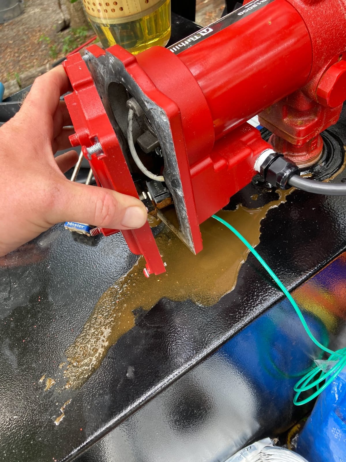 Fill-Rite FR1204H 12 V 15 GPM Fuel Transfer Pump (Pump Only Model) | Gasoline, Diesel, Kerosene, Ethanol Blends, Methanol Blends, & Biodiesel customer photo 1